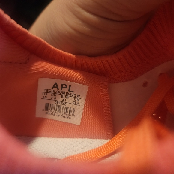 APL Techloom Wave Women's Pink Sneakers For Coral/ Marble - Picture 3 of 4